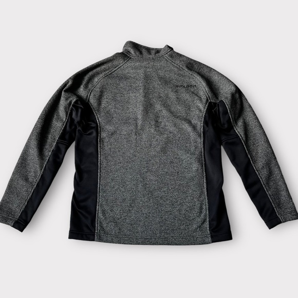Spyder Quarter-Zip Pullover Sweater L | Waffle Knit Fleece-Lined Techwear Core - Picture 10 of 13